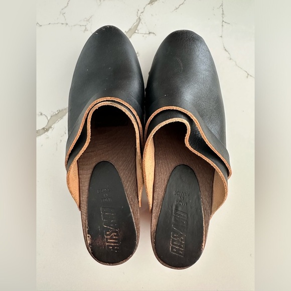 Bosabo Classic Camille Clog Leather Made in France SZ 9 - Picture 7 of 7